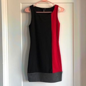 Mod Retro mini Dress color block
